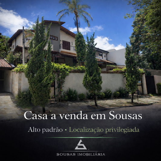 🏡 Sobrado com 4 suítes, área gourmet e piscina aquecida